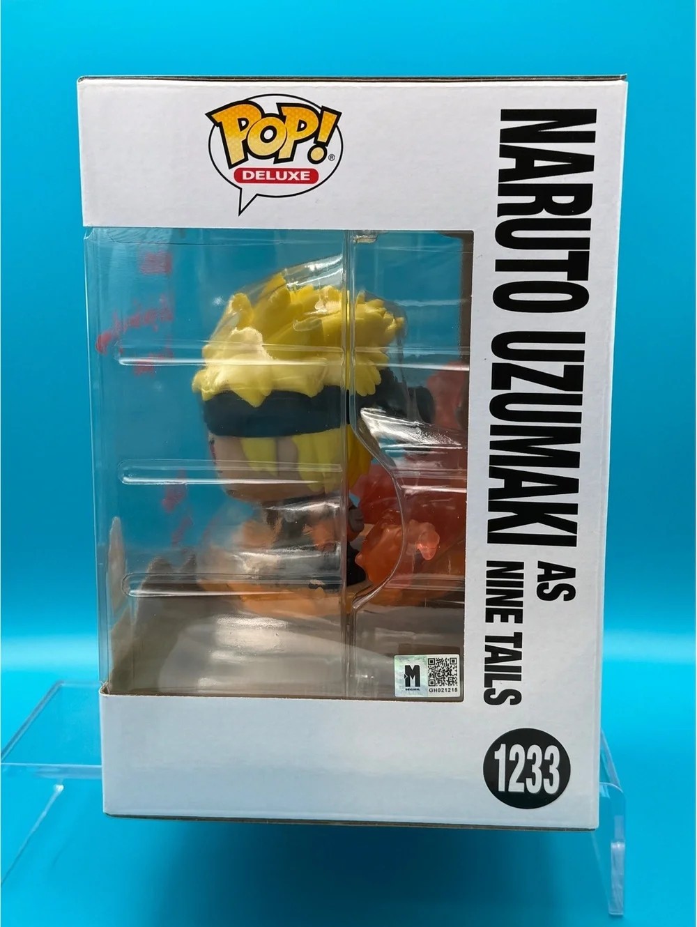 Paul St. Peter signed Naruto Uzumaki Nine Tails deluxe Funko pop with MAS COA